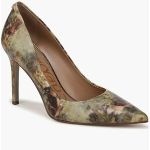 Sage Floral Multi Sam Edleman Hazel Stiletto Heels